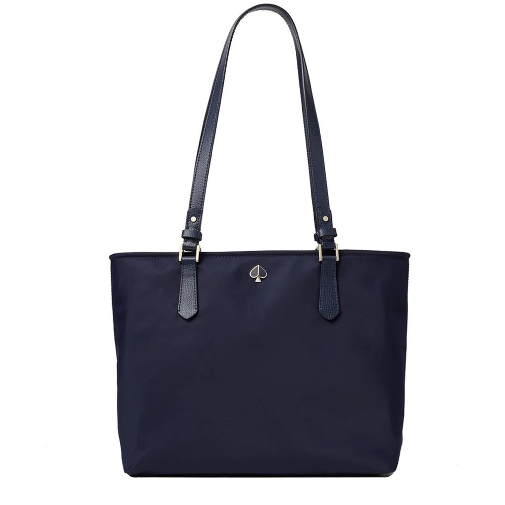 Kate Spade Taylor Medium Nylon Tote Bag in Rich Navy